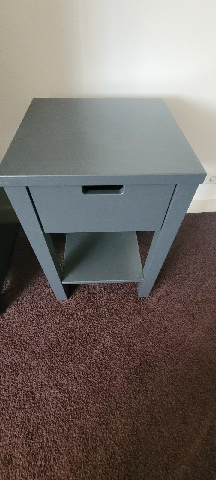 Bopita Jonne Nachtkastje Antraciet, Gebruikt, Minder dan 45 cm, Ophalen of Verzenden, Minder dan 55 cm