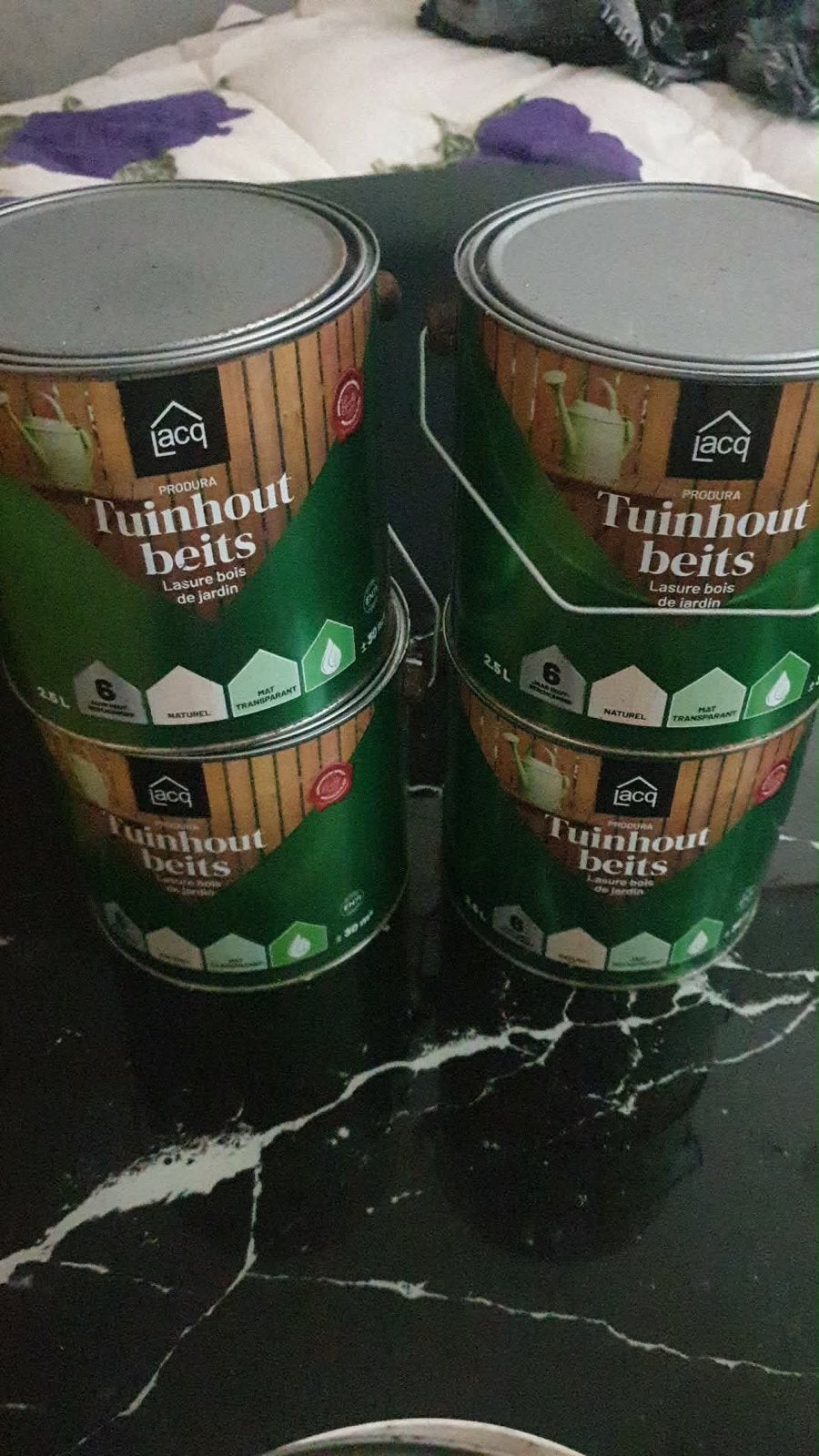 Lacq Produra Tuinhout Beits Mat Transparant 2.5L, Overige kleuren, Nieuw, Beits, Ophalen of Verzenden