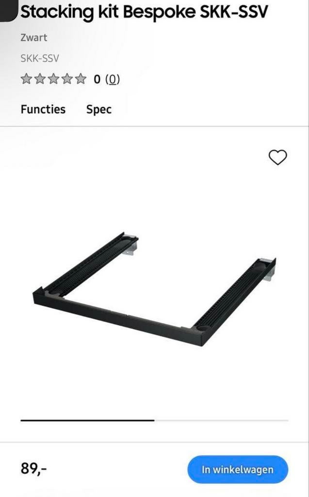 Samsung stacking kit (SKK-SSV), Ophalen of Verzenden, Nieuw