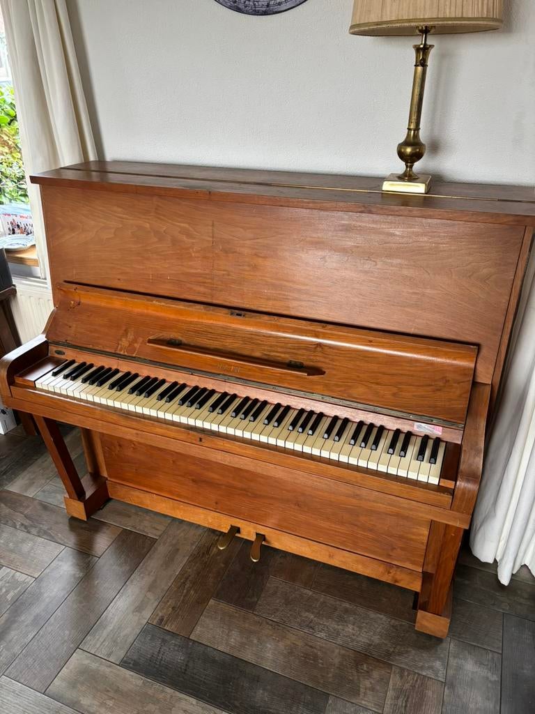 Piano hout Hain Frans Esser, Muziek en Instrumenten, Piano's, Ophalen, Gebruikt, Bruin, Piano