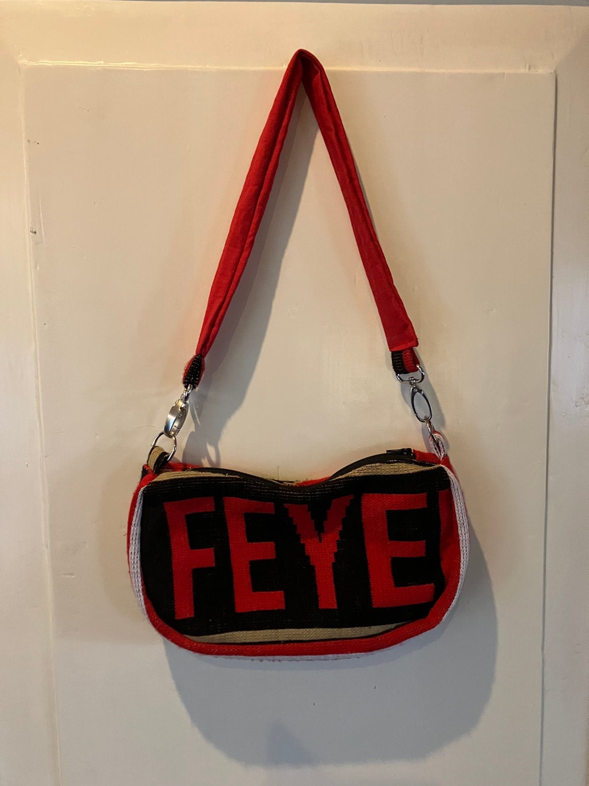 Handgemaakte Feyenoord schouder tas, Ophalen of Verzenden, Nieuw, Rood