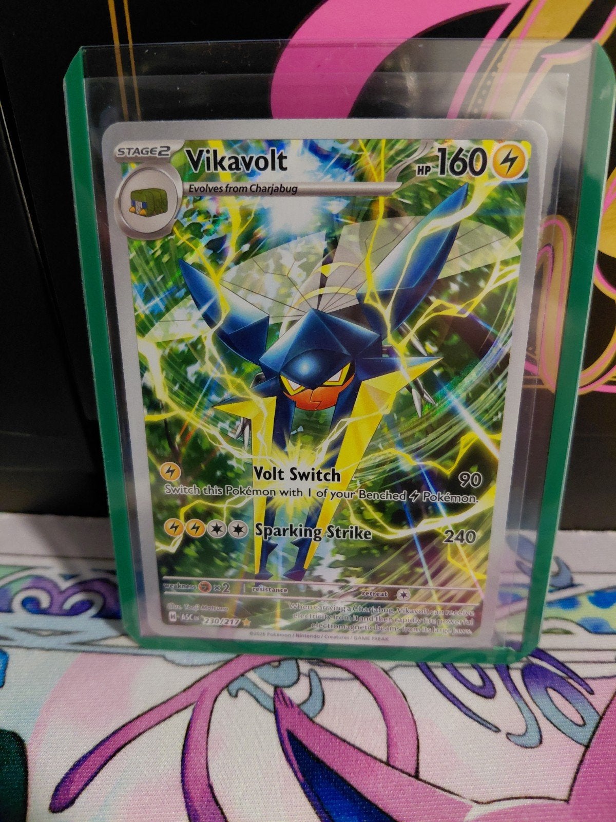 Vikavolt (ASC 230) - Ascended Heroes Pokémon Kaart, Ophalen of Verzenden, Zo goed als nieuw, Losse kaart