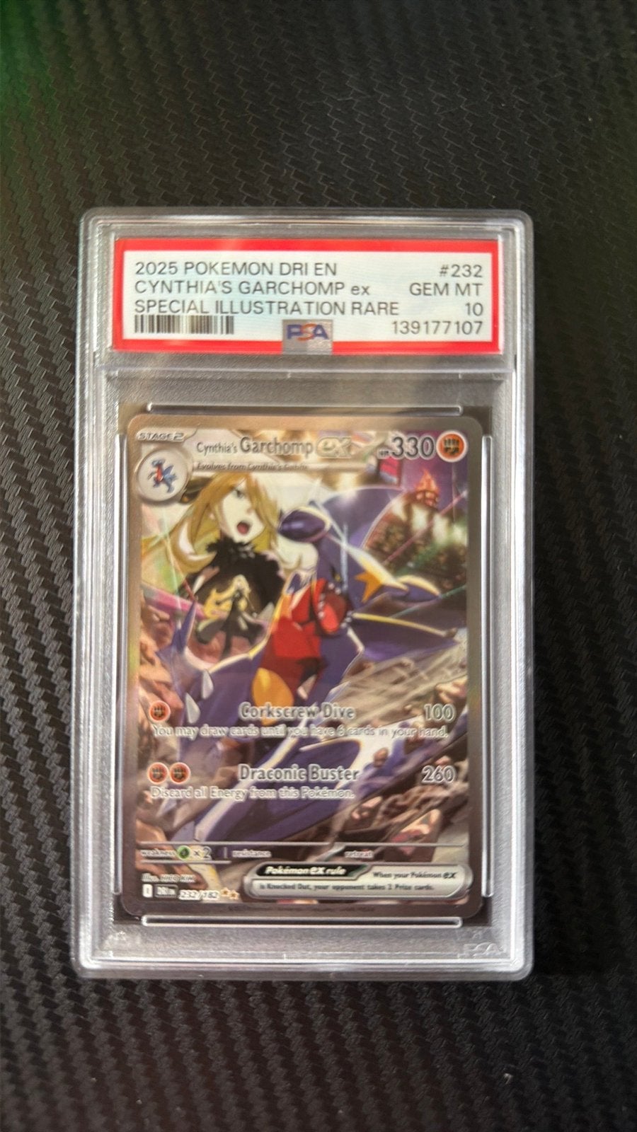 Cynthia’s garchomp psa 10, Ophalen, Zo goed als nieuw