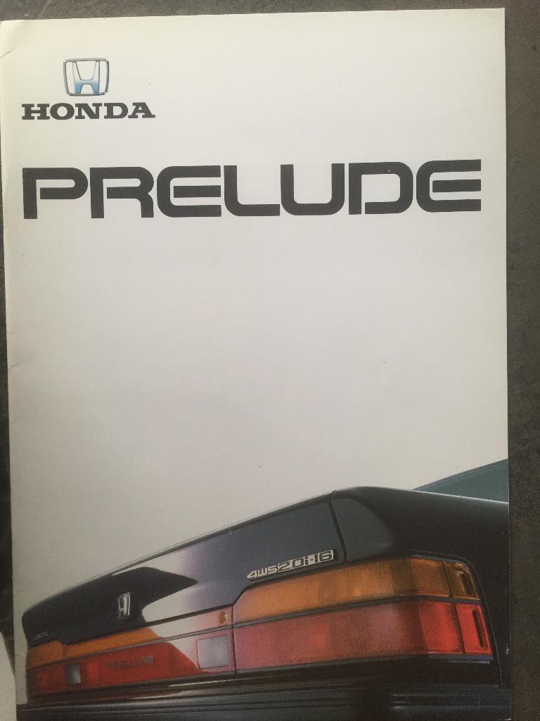 Folder van Honda Prelude, 1987, Ophalen of Verzenden, Nieuw, Honda