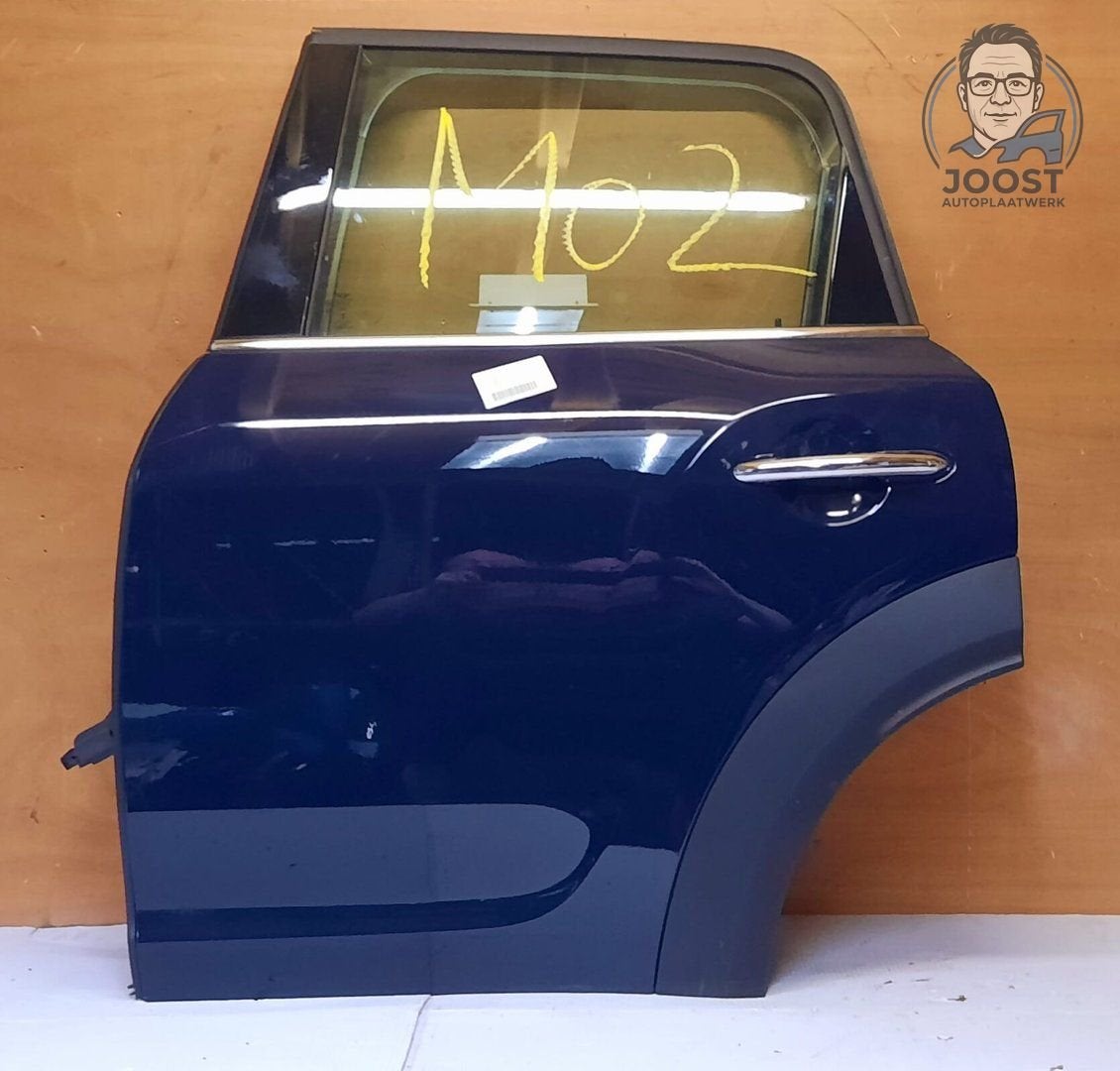 Portier deur linksachter Mini Countryman F60 Lapisluxury C24, Gebruikt, -, Deur, Ophalen of Verzenden