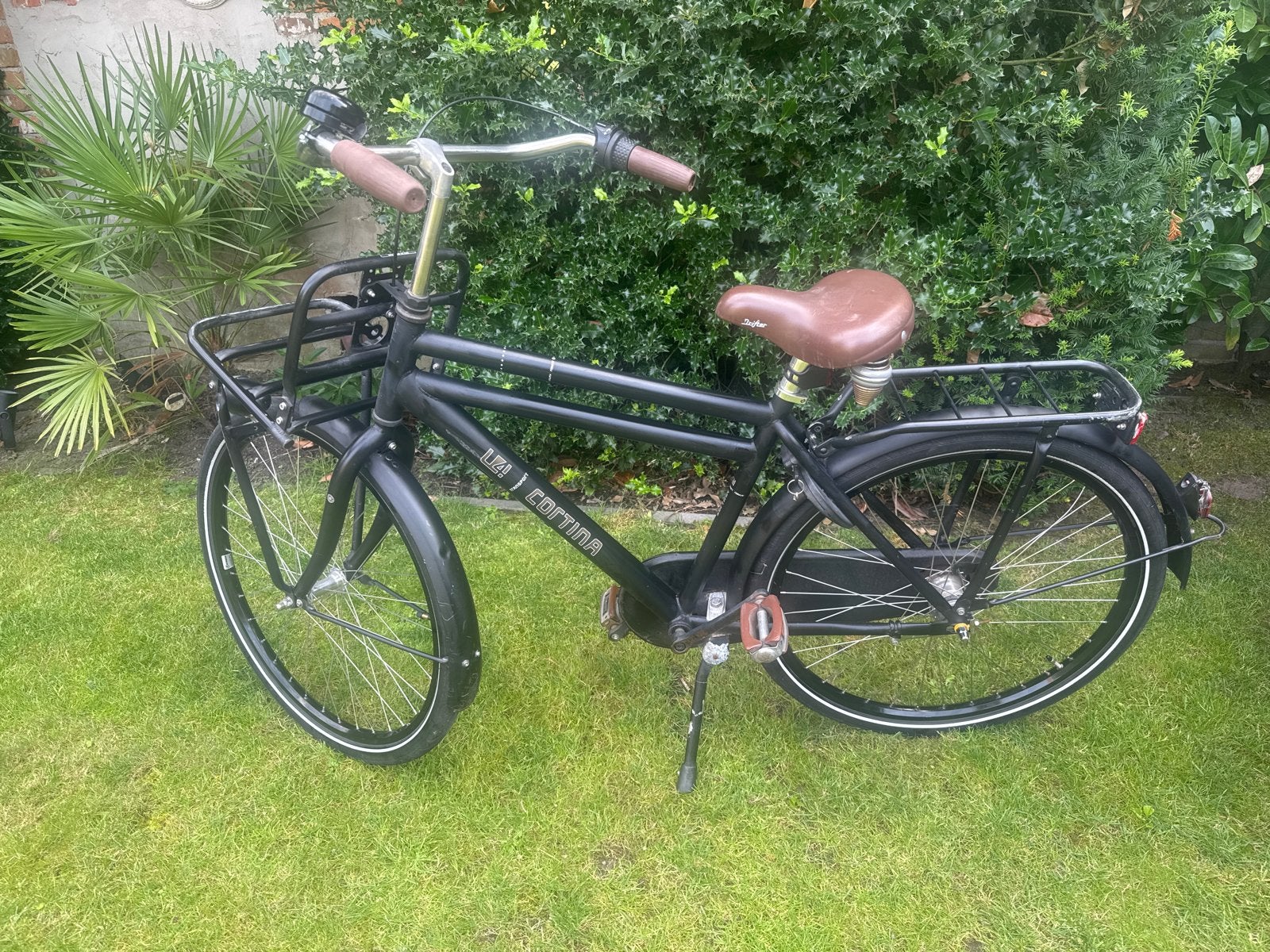 Cortina U4 26inch Transportfiets heren - Zwart - Gebruikt, Terugtraprem, Gebruikt, Versnellingen, 50 tot 53 cm