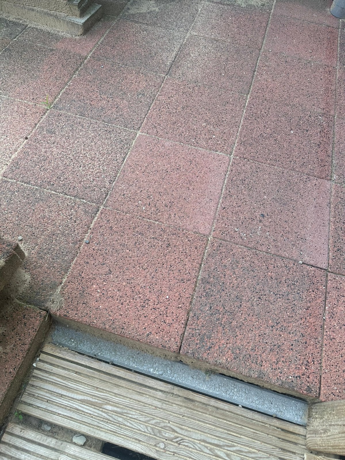 Rode 30x30 tegels gratis af te halen, Tuin en Terras, Ophalen, Gebruikt, Overige materialen