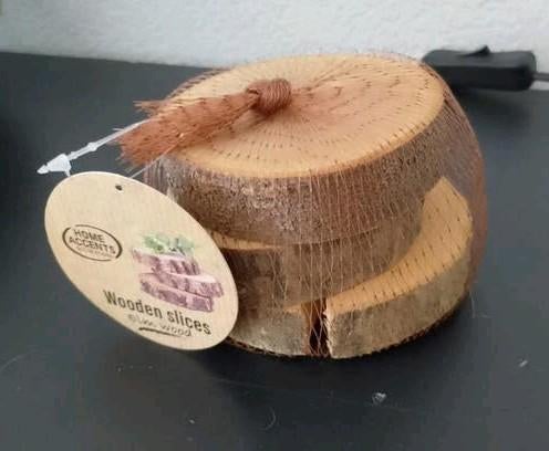 NIEUW HOUTEN SCHIJVEN Decoratief - Elm Wood, Hout, Nieuw, Ophalen of Verzenden, Landelijk