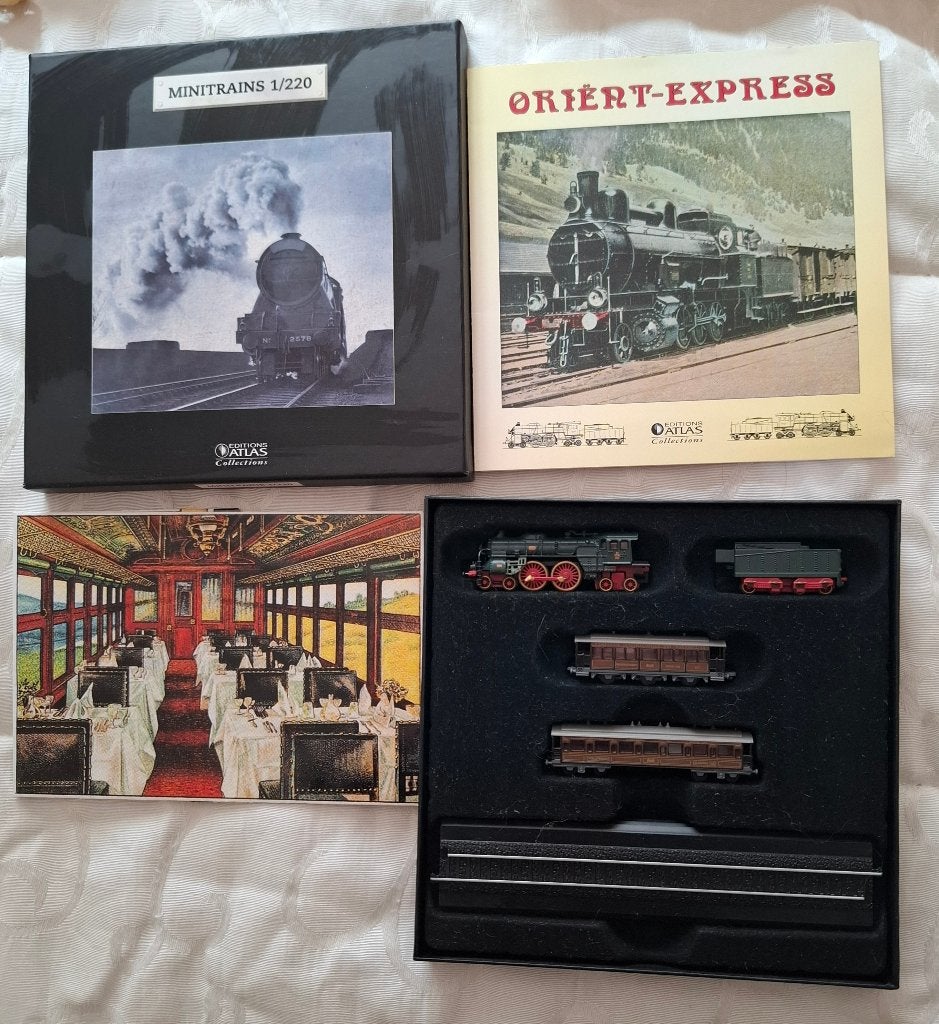 Treinstel "Minitrains 1/220 Oriënt-Express", Ophalen of Verzenden, Zo goed als nieuw, Trein, Schaalmodel