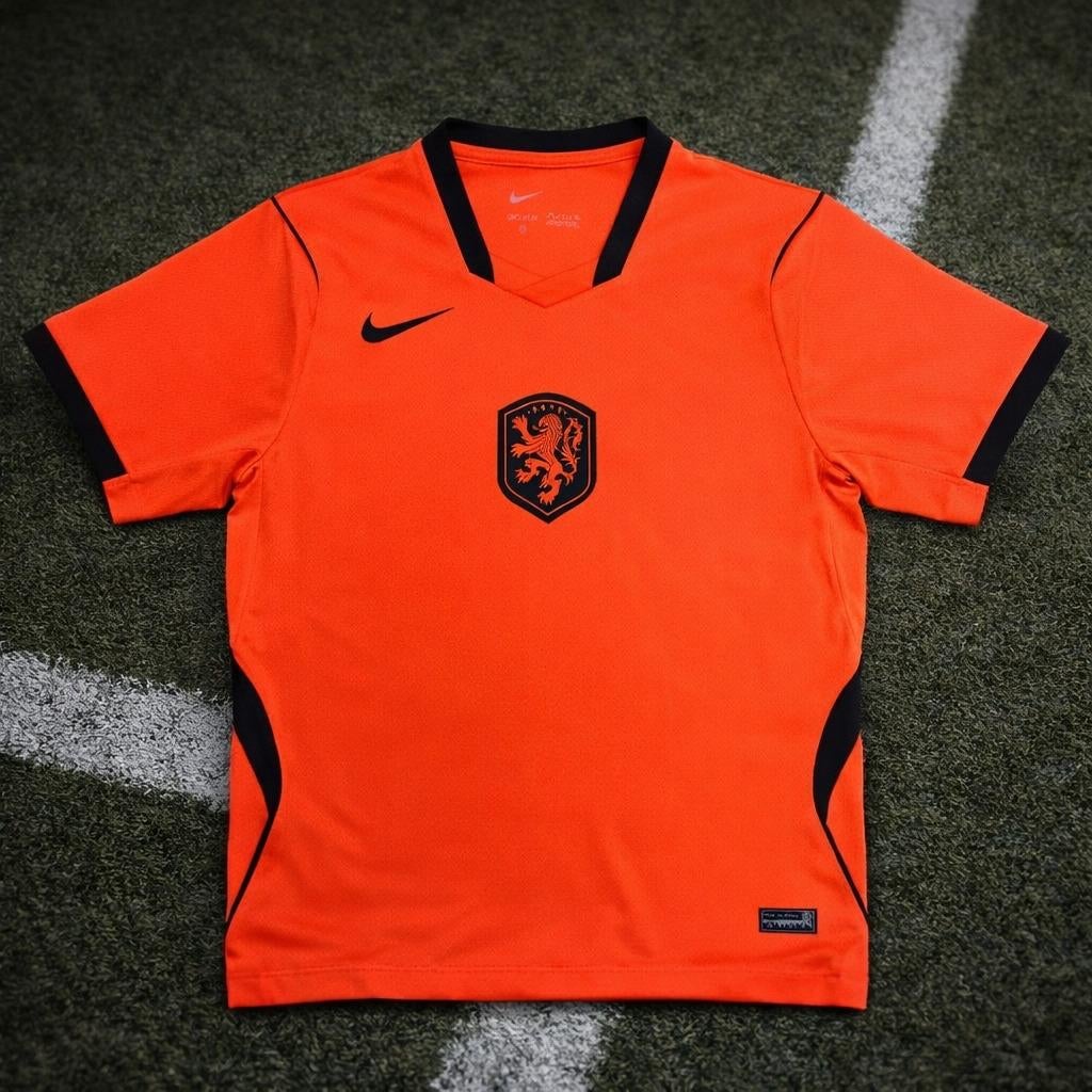 Nederlands Elftal Thuisshirt Oranje, Sport en Fitness, Voetbal, Maat M, Ophalen of Verzenden, Zo goed als nieuw, Shirt