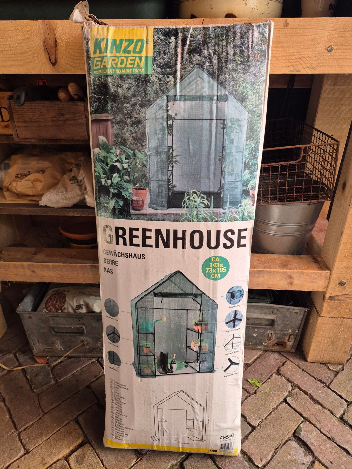 Kinzo Garden Greenhouse - Tweedehands Kweekkas, Ophalen, Overige materialen, Gebruikt, Overige materialen