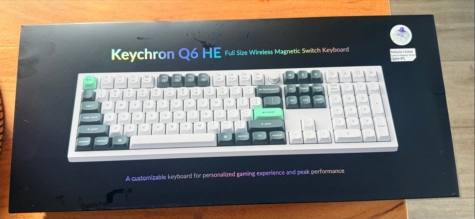 Keychron Q6 HE – Hall Effect – Gateron Nebula –Rapid Trigger, Ophalen, Gebruikt, Draadloos