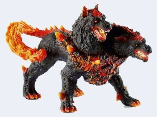 Schleich 42451 lava hond, dierfiguur, Verzenden, Zo goed als nieuw, Wild dier, Beeldje of Figuurtje