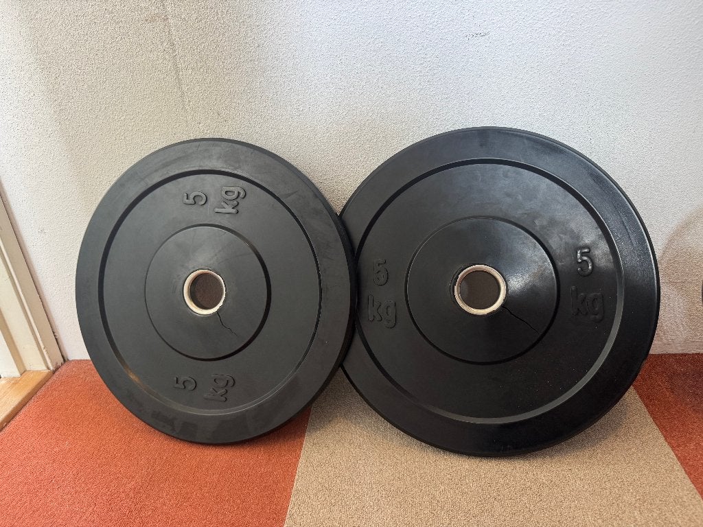 5KG BUMPER PLATES, Ophalen, Gebruikt, Halterschijven