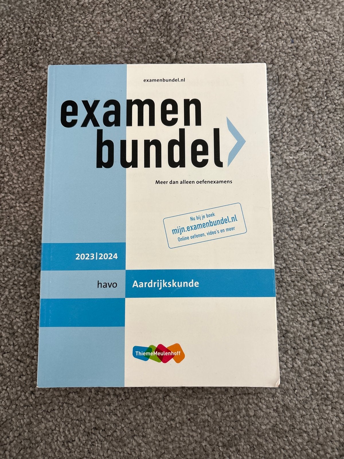 Examenbundel Aardrijkskunde HAVO 2023/2024, Boeken, Schoolboeken, Ophalen of Verzenden, Zo goed als nieuw, HAVO, Aardrijkskunde