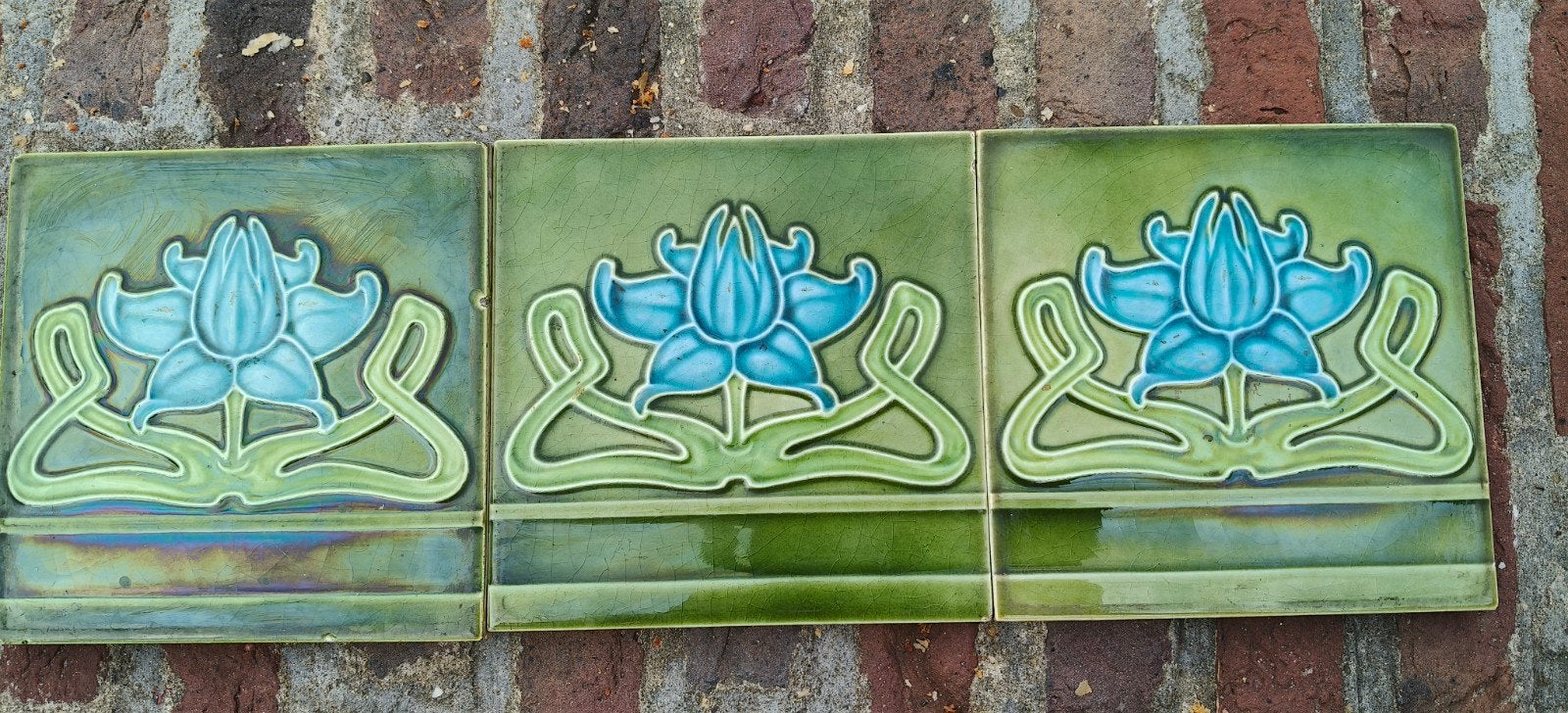 Jugendstil tegels England, Ophalen of Verzenden