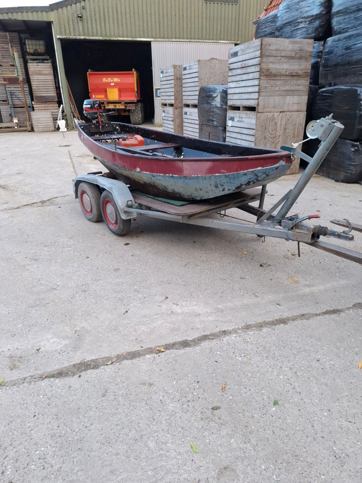 stalen sloep/vlet, Ophalen, Gebruikt, 4 m, Staal