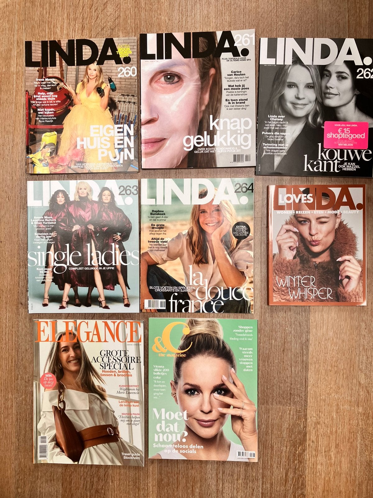 Magazine pakket Linda Elegance &C 2026 8 stuks, Boeken, Ophalen of Verzenden, Zo goed als nieuw, Damesbladen