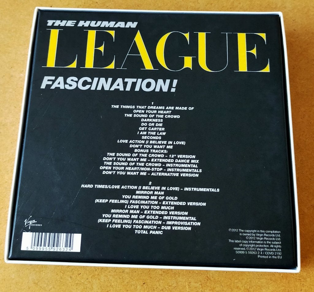 The Human League - Dare / Fascination 2CD 2012 Remaster, Ophalen of Verzenden, Gebruikt, Synthpop