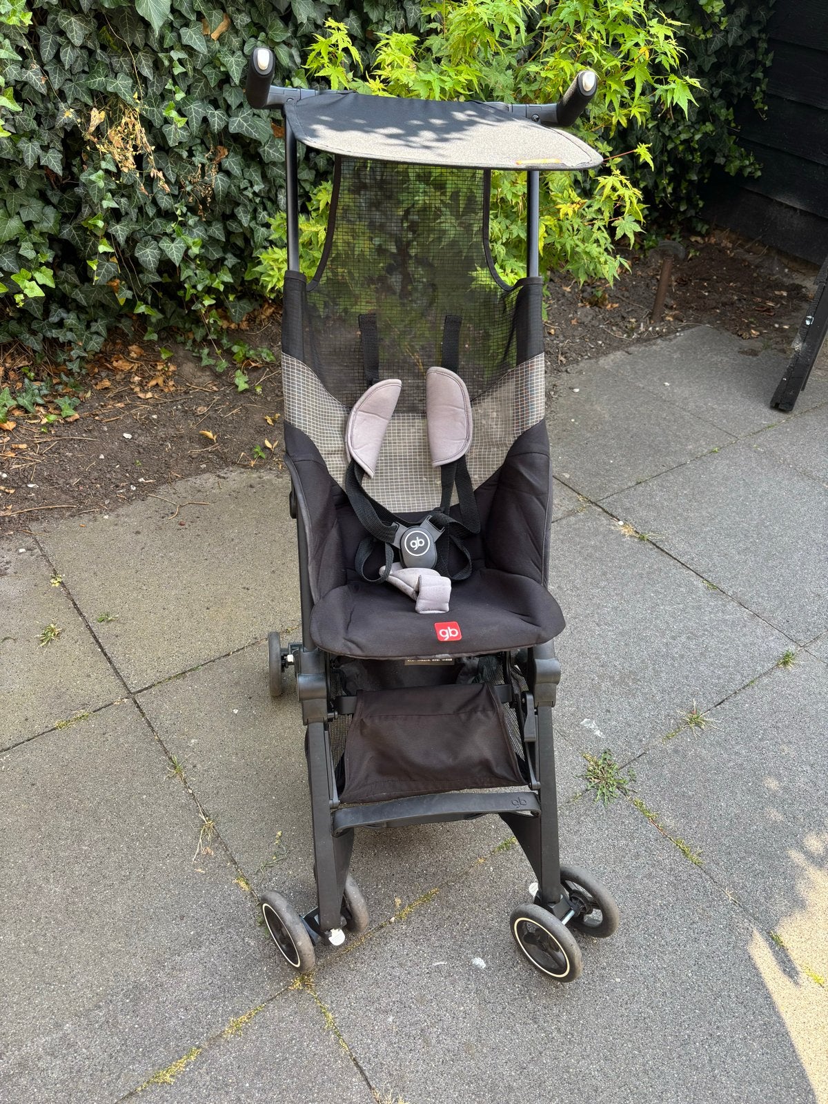 Cybex GB Gold Pockit All-Terrain Buggy - Velvet Black, Kinderen en Baby's, Buggy's, Ophalen of Verzenden, Zo goed als nieuw, Overige merken