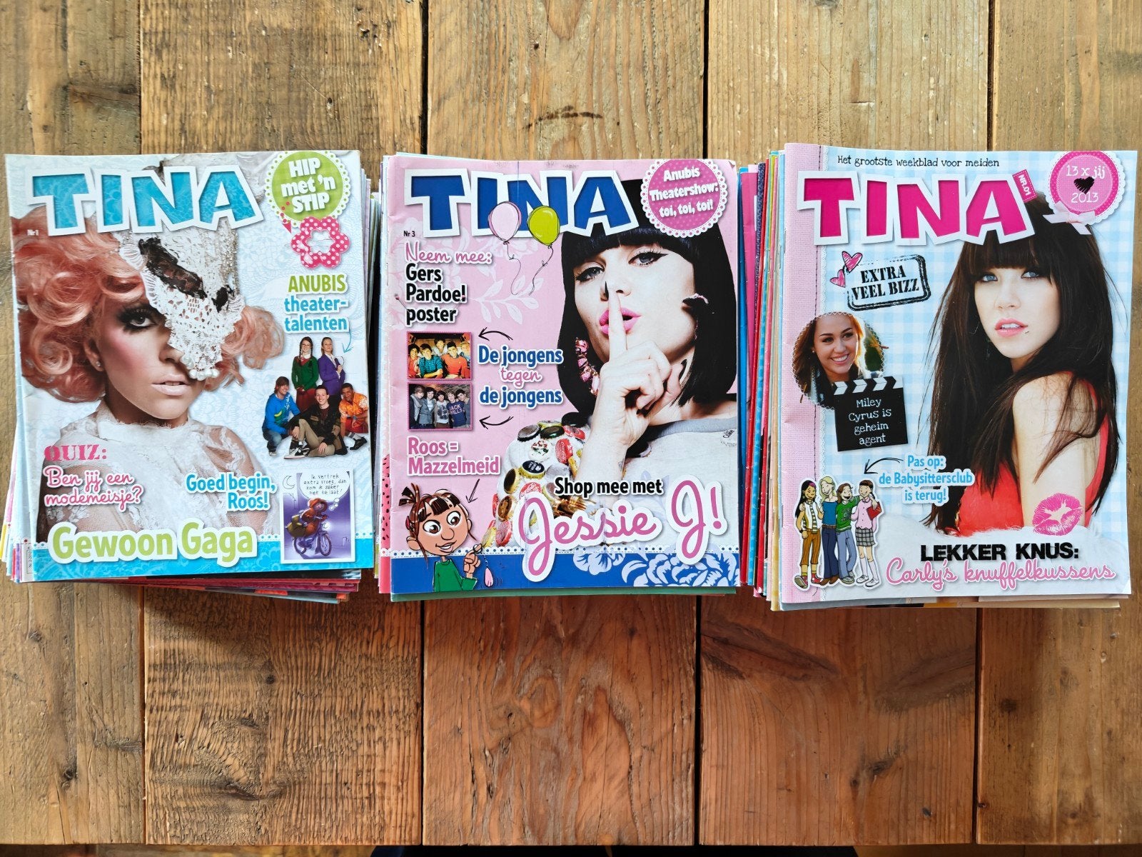 3 Stapel Tina's., Boeken, Tijdschriften en Kranten, Ophalen of Verzenden, Gelezen, Overige typen