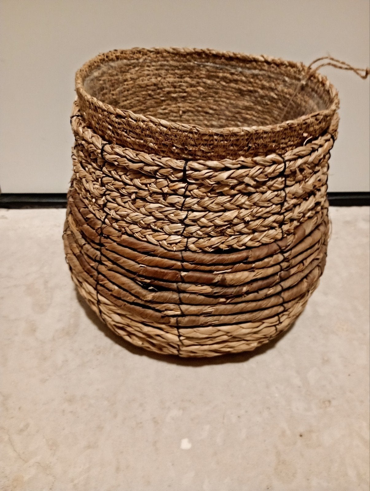 Rieten mand, Huis en Inrichting, Ophalen, Rechthoekig, Riet