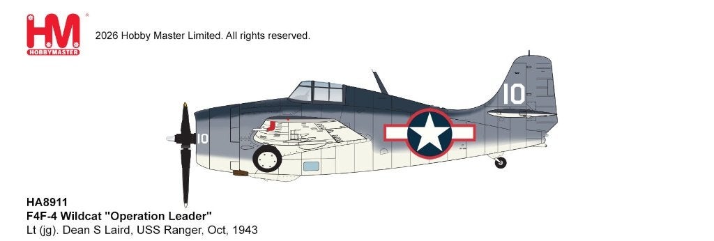 Grumman F4F-4 Wildcat VF-4 Red Rippers Hobby master HA8911, Verzenden, Nieuw, Military-Models VJ Mendelssohnstraße 29 info@military-models-vj.de