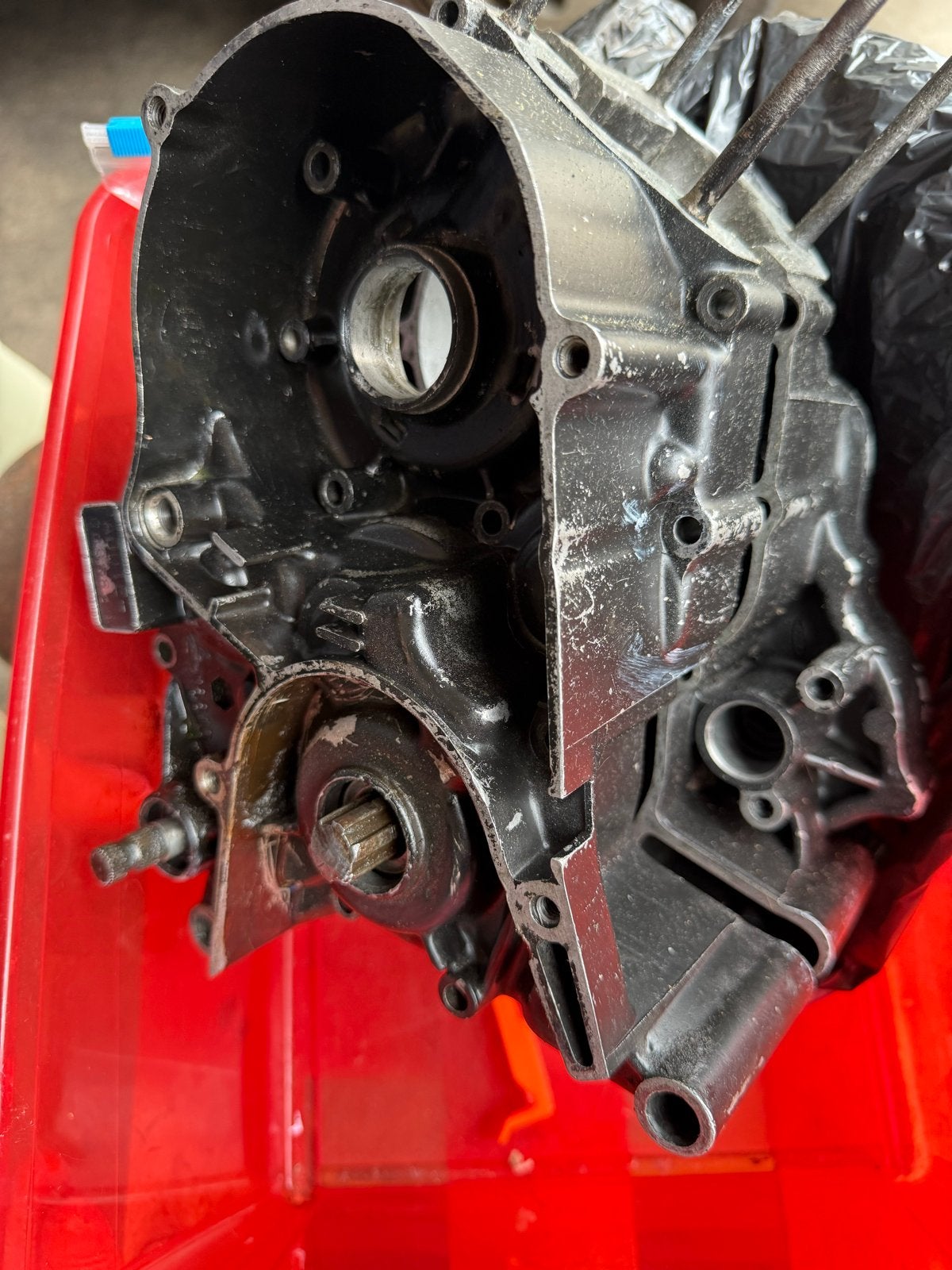 Honda AD01E Motorblok Onderdelen - Gebruikt, Fietsen en Brommers, Brommeronderdelen | Oldtimers, Ophalen, Gebruikt