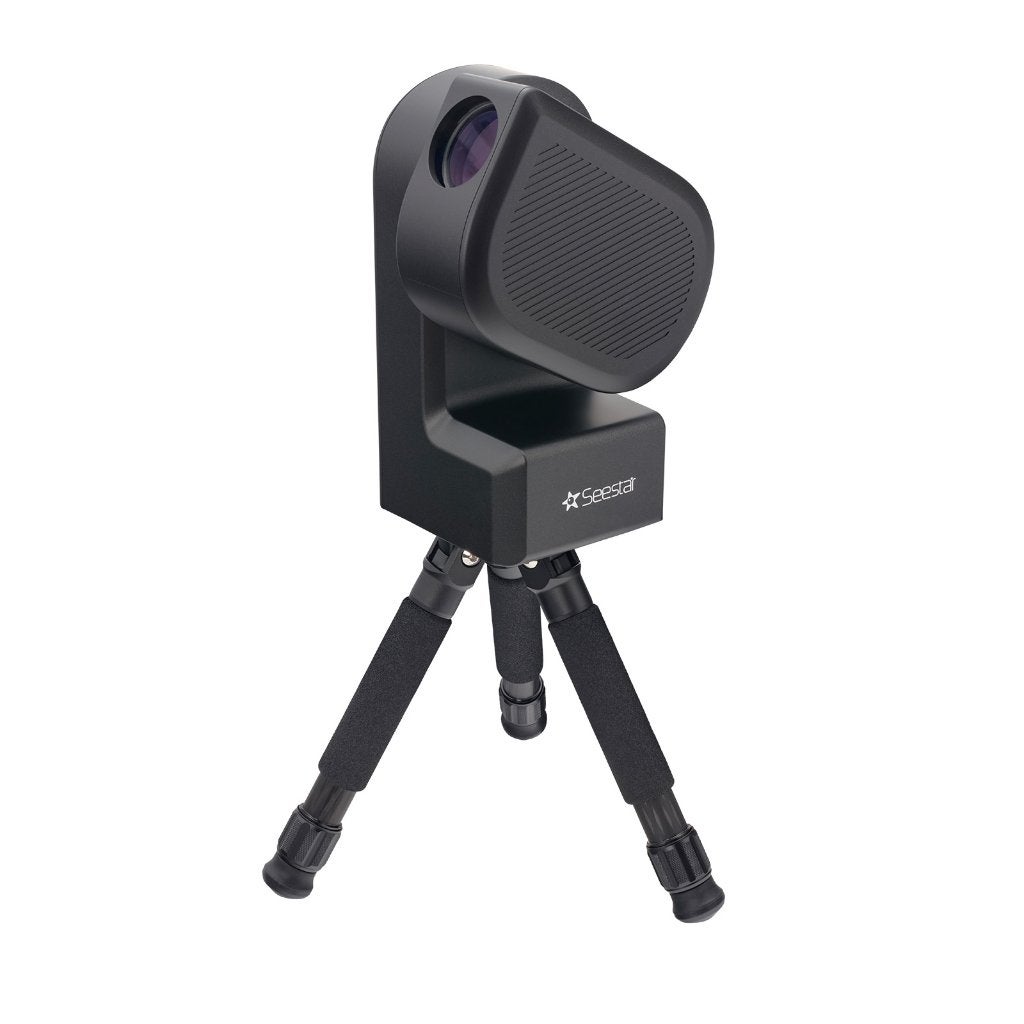 ZWO Seestar S50 Smart Telescope, Ophalen, Lenzentelescoop (refractor), Met statief, Zo goed als nieuw