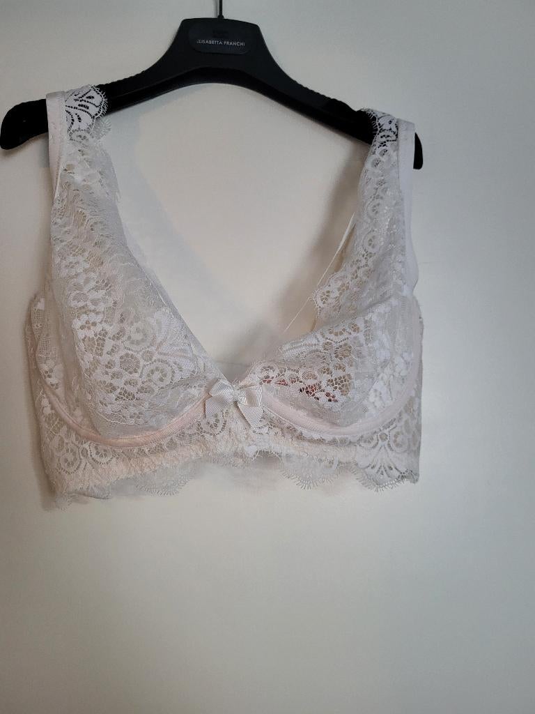 Half open BH met kant van Hunkemöller, Kleding | Dames, Ondergoed en Lingerie, BH, Wit, Verzenden