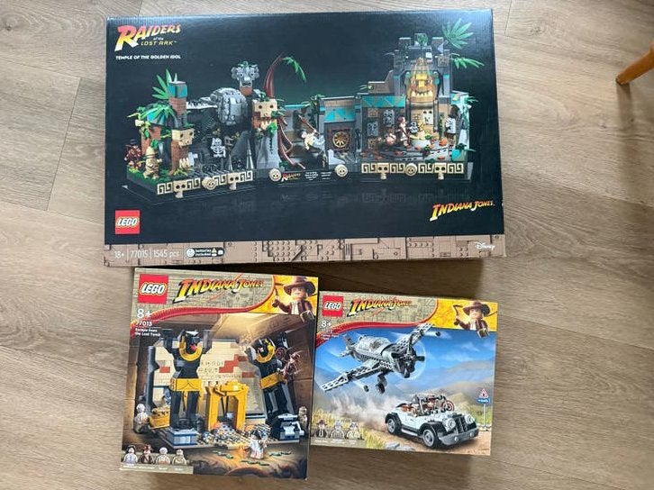 LEGO Indiana Jones sets: 77012, 77013, 77015 nieuw in doos, Kinderen en Baby's, Speelgoed | Duplo en Lego, Ophalen, Overige thema's