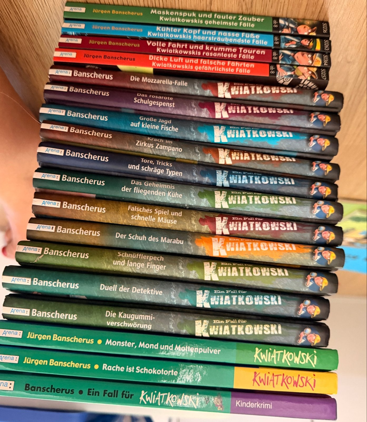 Fall für Kwiatkowski - 18 spannende Duitse kinderboeken, Boeken, Kinderboeken | Jeugd | 10 tot 12 jaar, Ophalen of Verzenden, Gelezen