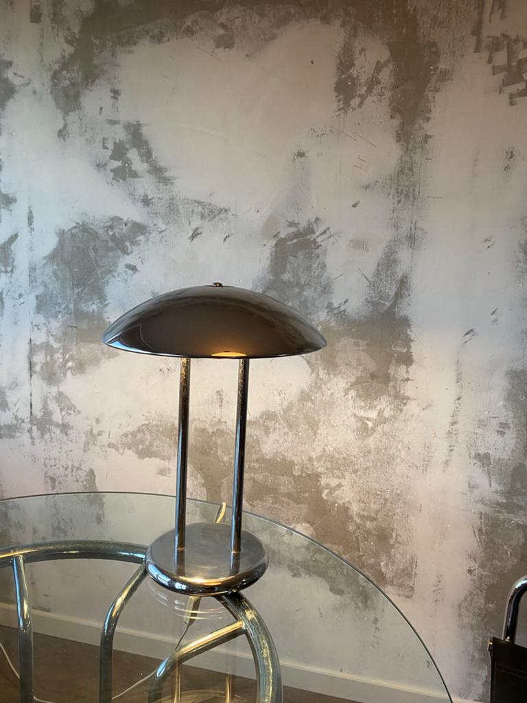 Mushroom lamp space bauhaus robbert sonneman vintage ikea, Huis en Inrichting, Lampen | Tafellampen, Ophalen of Verzenden, Gebruikt