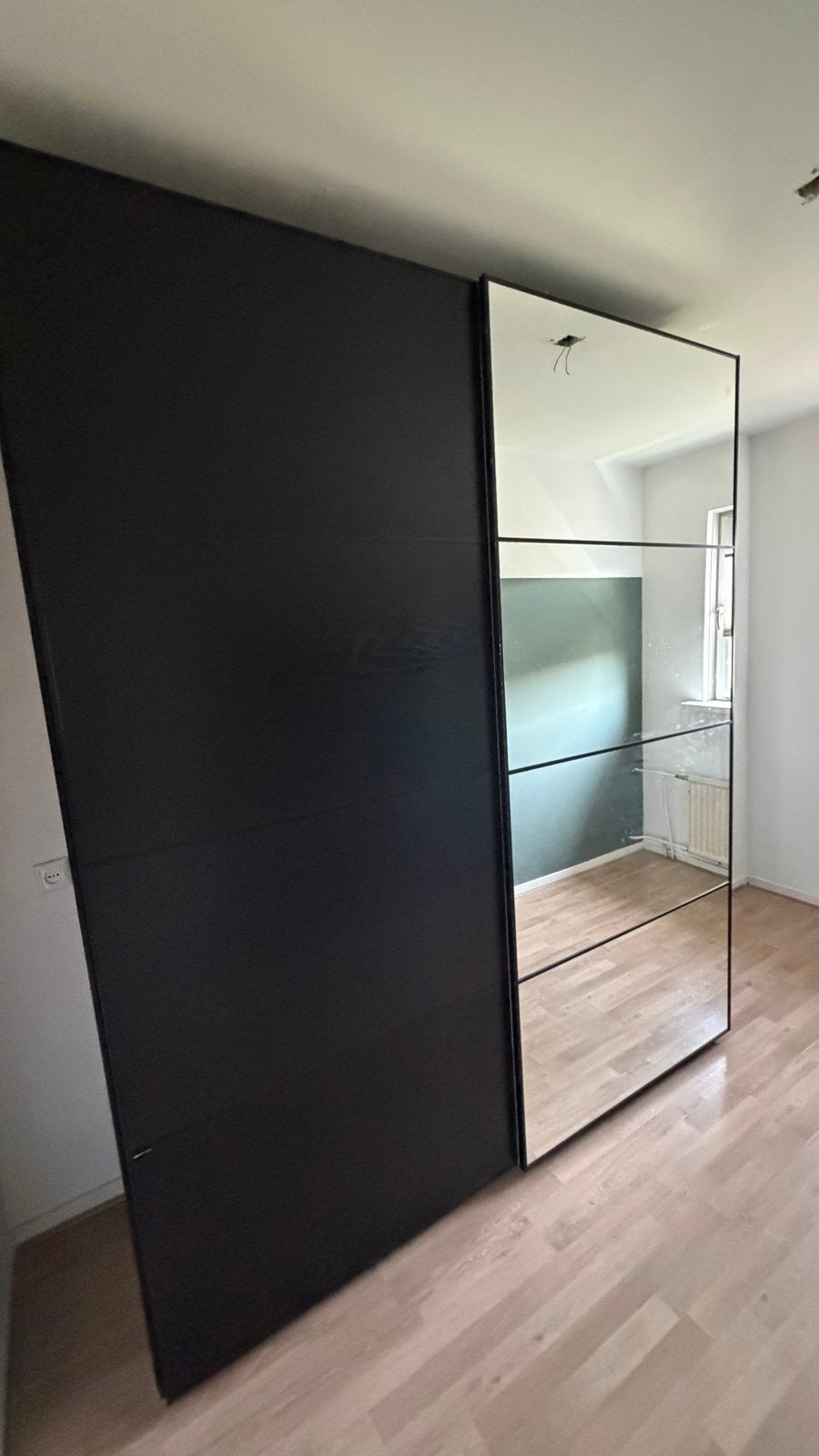 IKEA Pax Kast bruin/zwart 200x236 cm met deuren en toebehore, Ophalen, Gebruikt, 200 cm of meer, 150 tot 200 cm