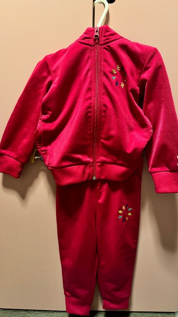 Adidad pink training set size 92, Ophalen, Adidas, Meisje, Sport- of Zwemkleding