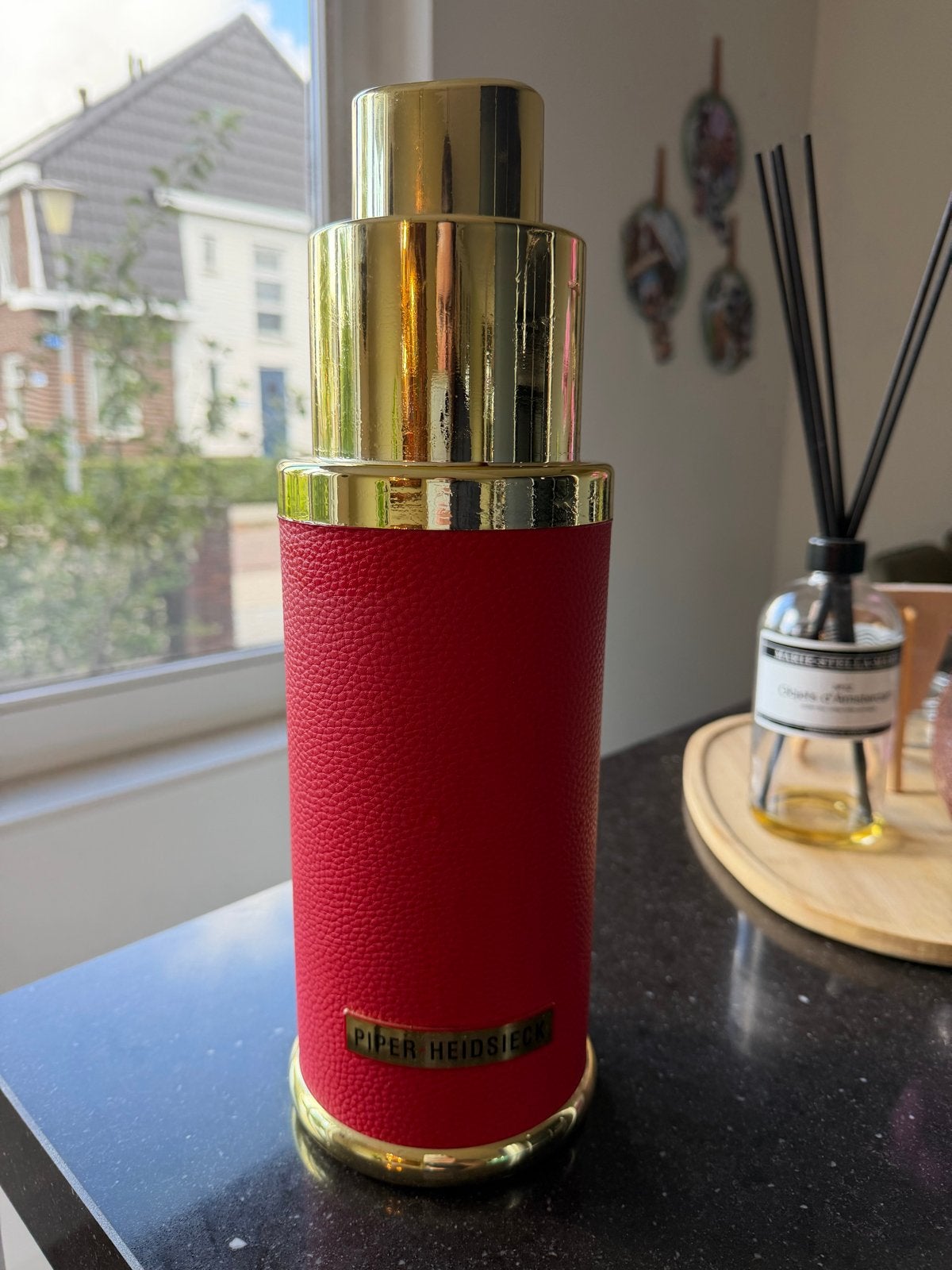 Piper-Heidsieck Champagne Koeler Rood Goud, Ophalen of Verzenden