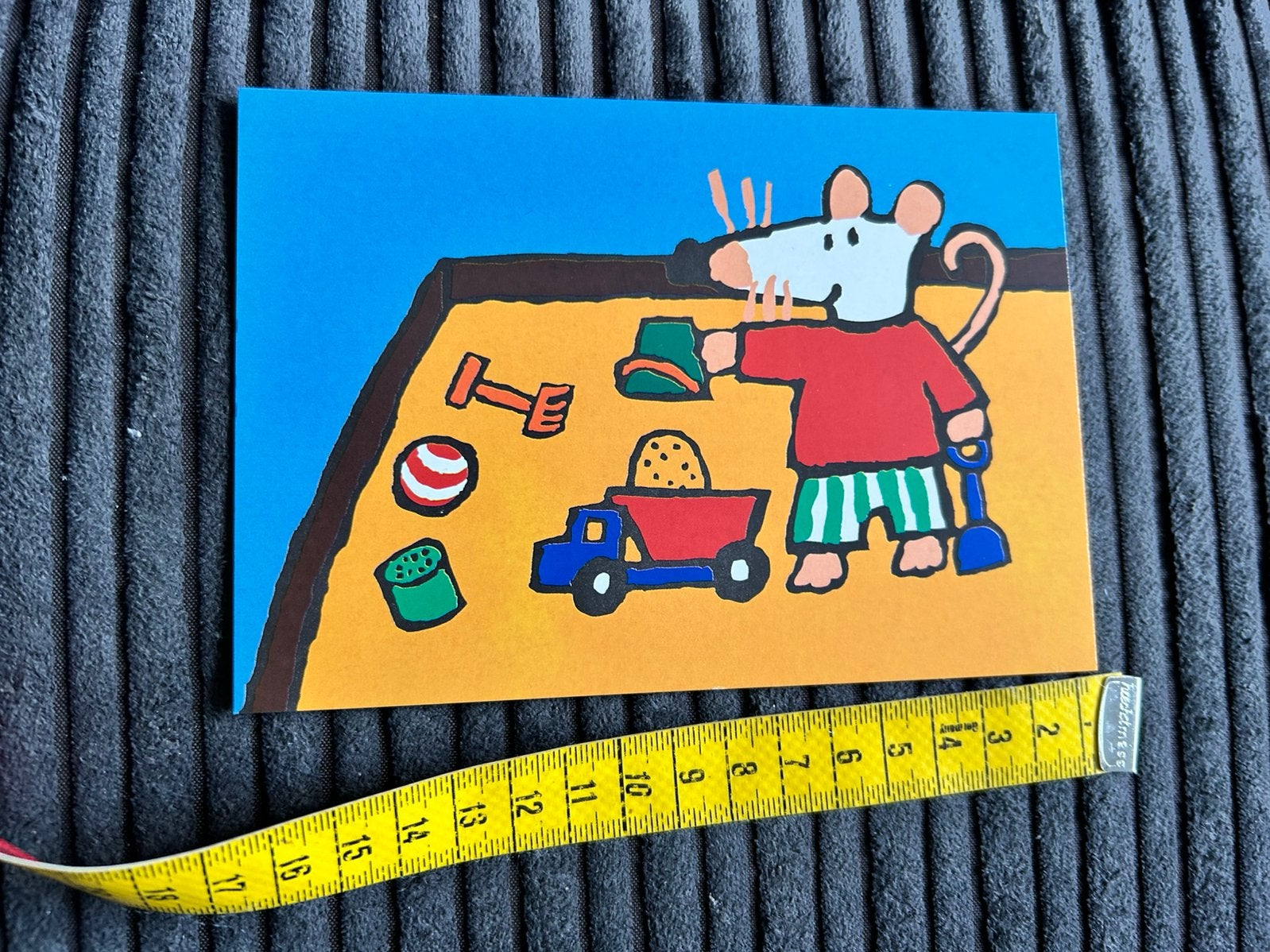 395. Kaart illustr Muis Lucy Cousins, Ophalen of Verzenden, Ongelopen