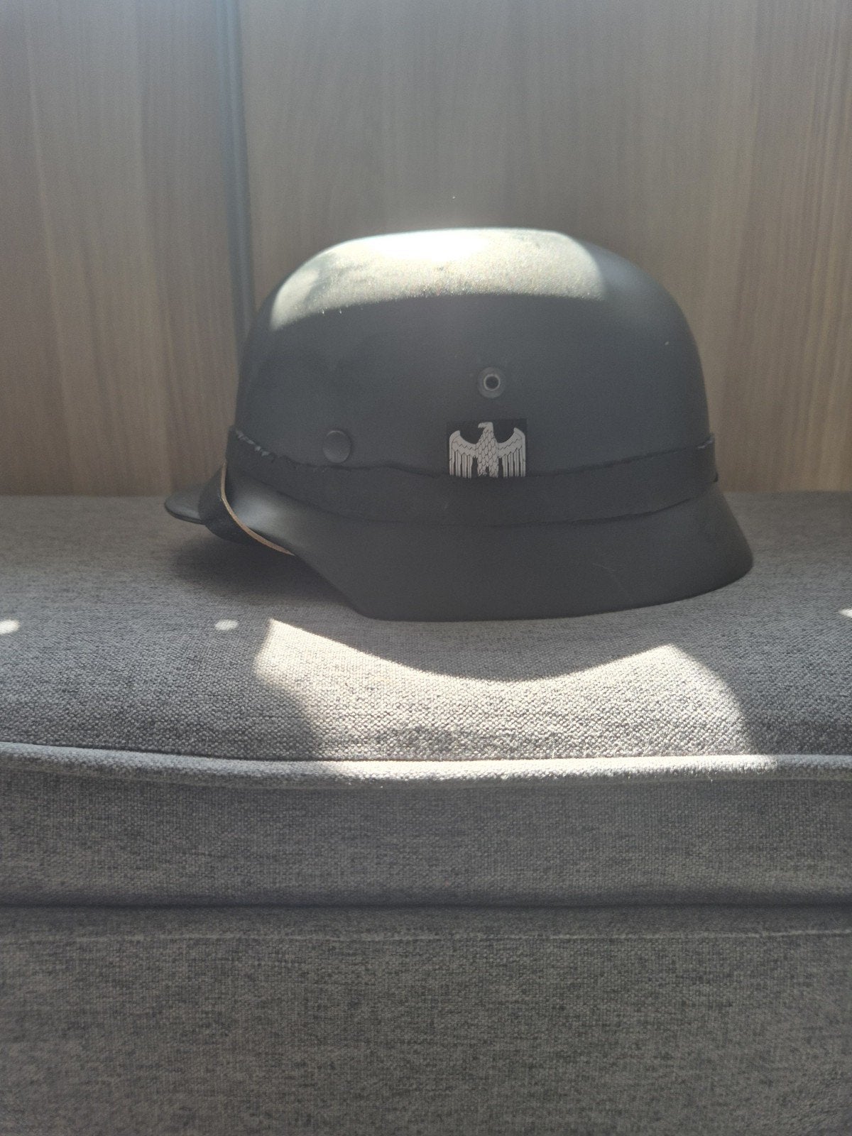 Replica wo2 Duitse m35 helm, Verzamelen, Militaria | Tweede Wereldoorlog, Ophalen of Verzenden, Nederland, Helm of Baret
