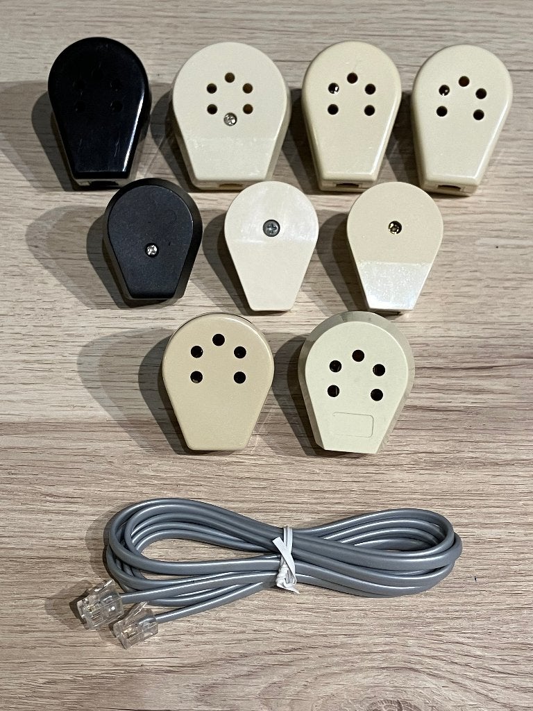 9 * Vaste Telefoonstekkers + Kabel, Ophalen of Verzenden, Nieuw, Apparatuur