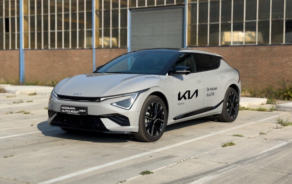 Kia EV6 Plus 63 kWh Nu €3.500,- voordeel! Nu tijdelijk ext, Auto's, Kia, Automaat, Achterwielaandrijving, 63 kWh, Nieuw