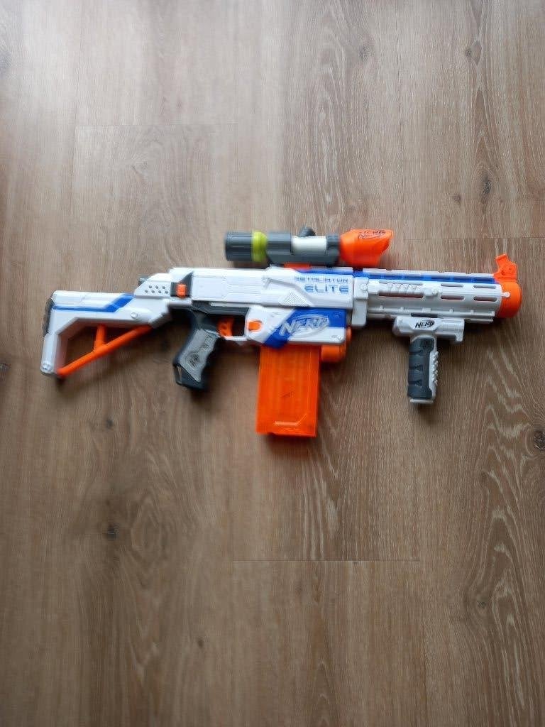 Nerf N-Strike Elite Retaliator XD, Ophalen of Verzenden, Gebruikt
