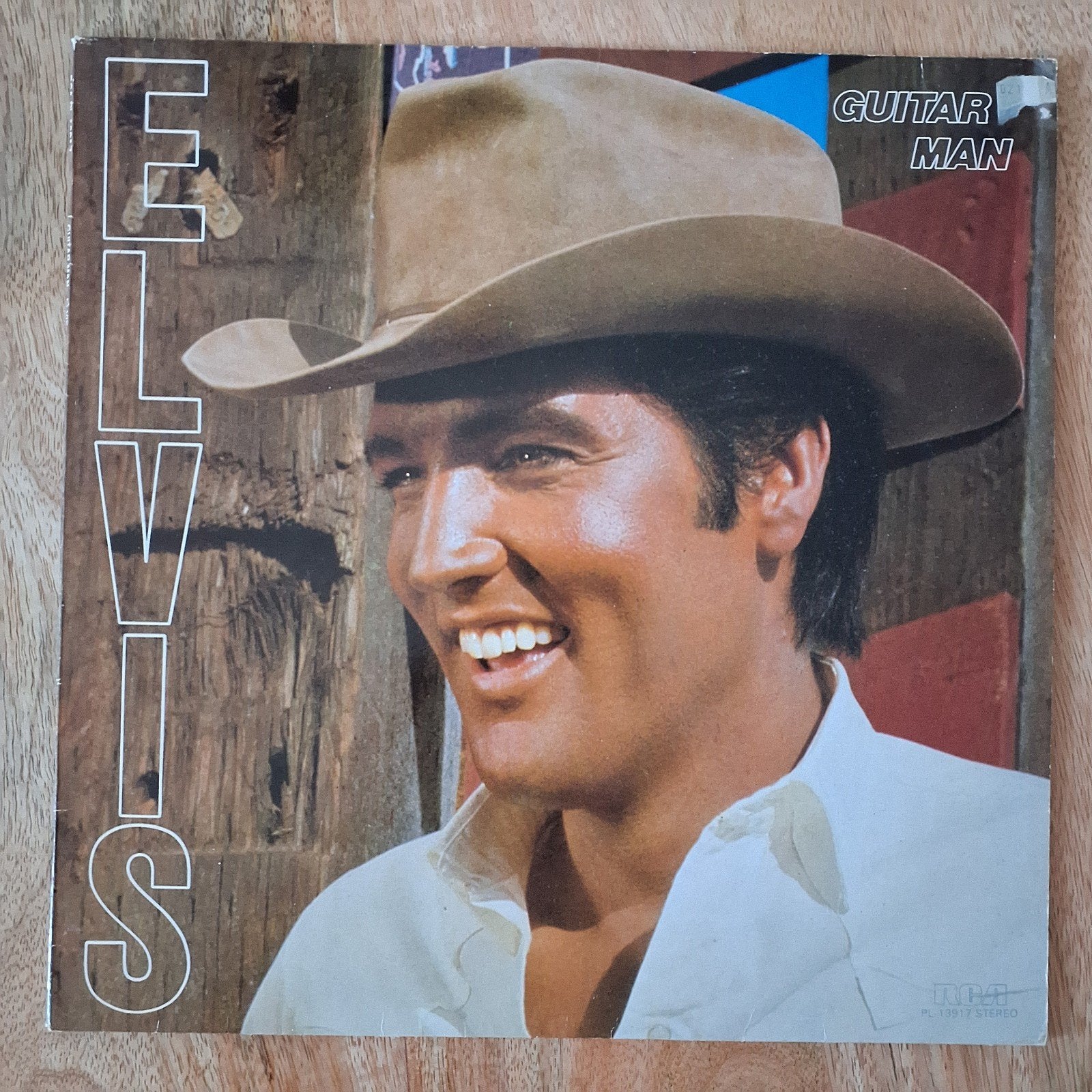 Elvis Presley Guitar Man, Ophalen of Verzenden, Gebruikt, 12 inch, LP