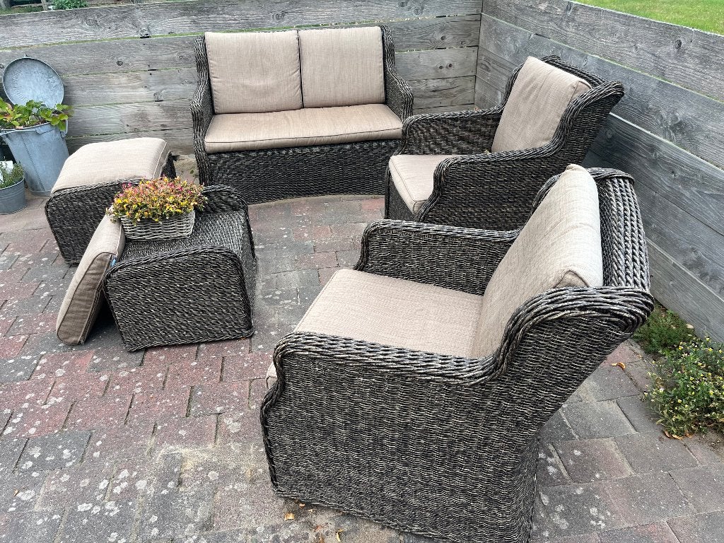 Tuinset compleet, Ophalen, Gebruikt, Bank