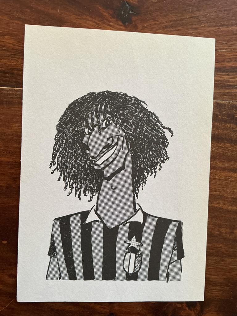 Voetbl karikatuur Dik Bruynesteyn Ruud Gullit WK 1994, Ophalen of Verzenden, Knipsel(s)