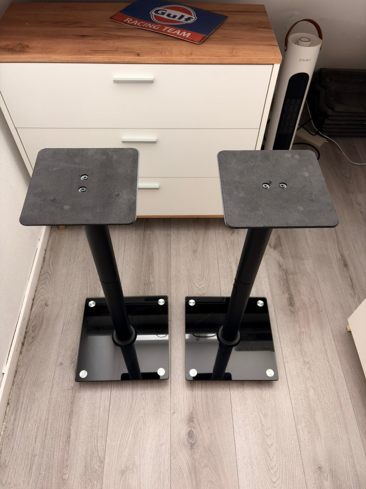 Speaker standaards 2 stuks, Ophalen, Zo goed als nieuw