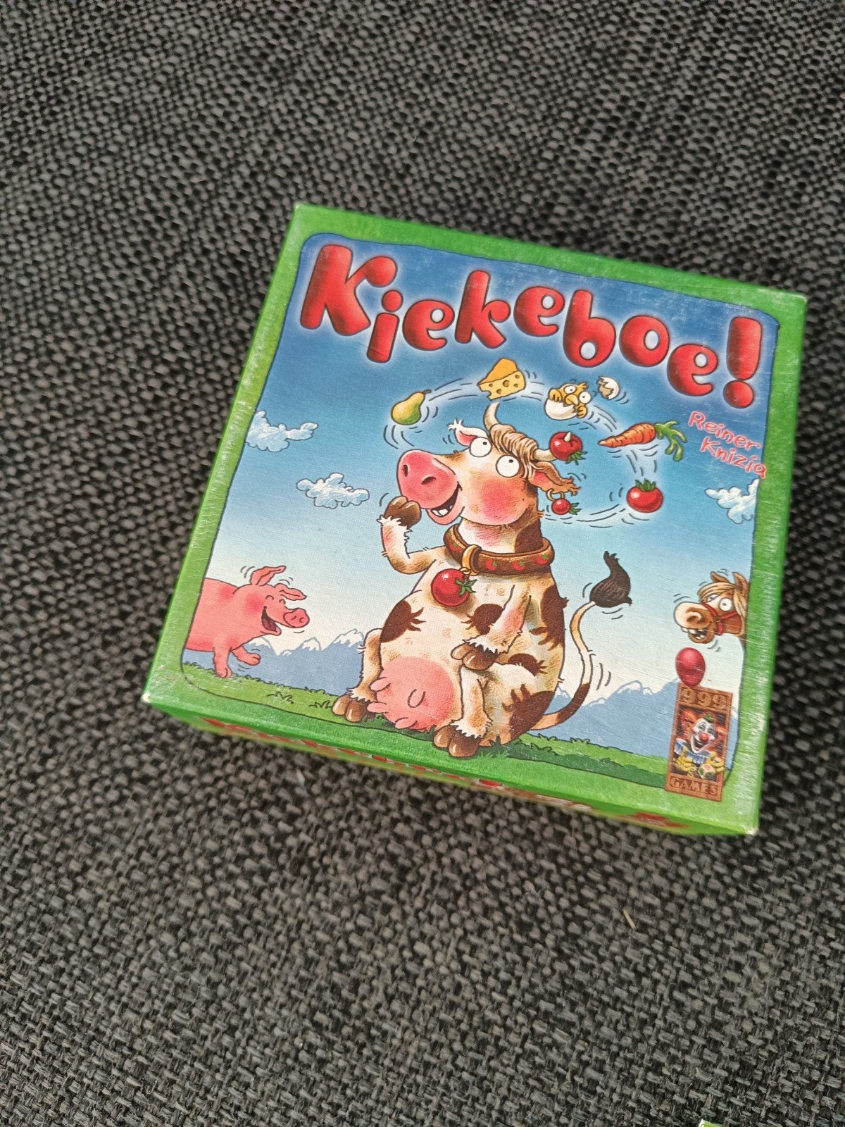 Kiekeboe! Reiner Knizia - Leuk familiespel, Een of twee spelers, Ophalen of Verzenden, Gebruikt, 999 Games