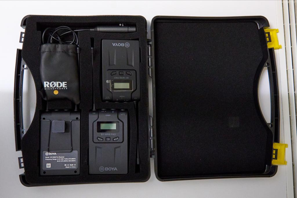 Boya BY-WM8 Pro draadloze microfoonset, Ophalen of Verzenden, Gebruikt, Overige typen, Draadloos