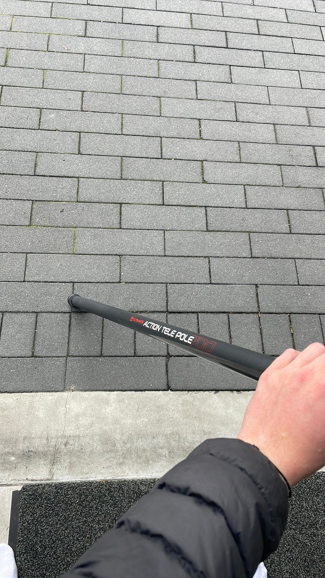 Vishengel telescoop 7 meter, Watersport en Boten, Ophalen, Zo goed als nieuw, Vaste hengel