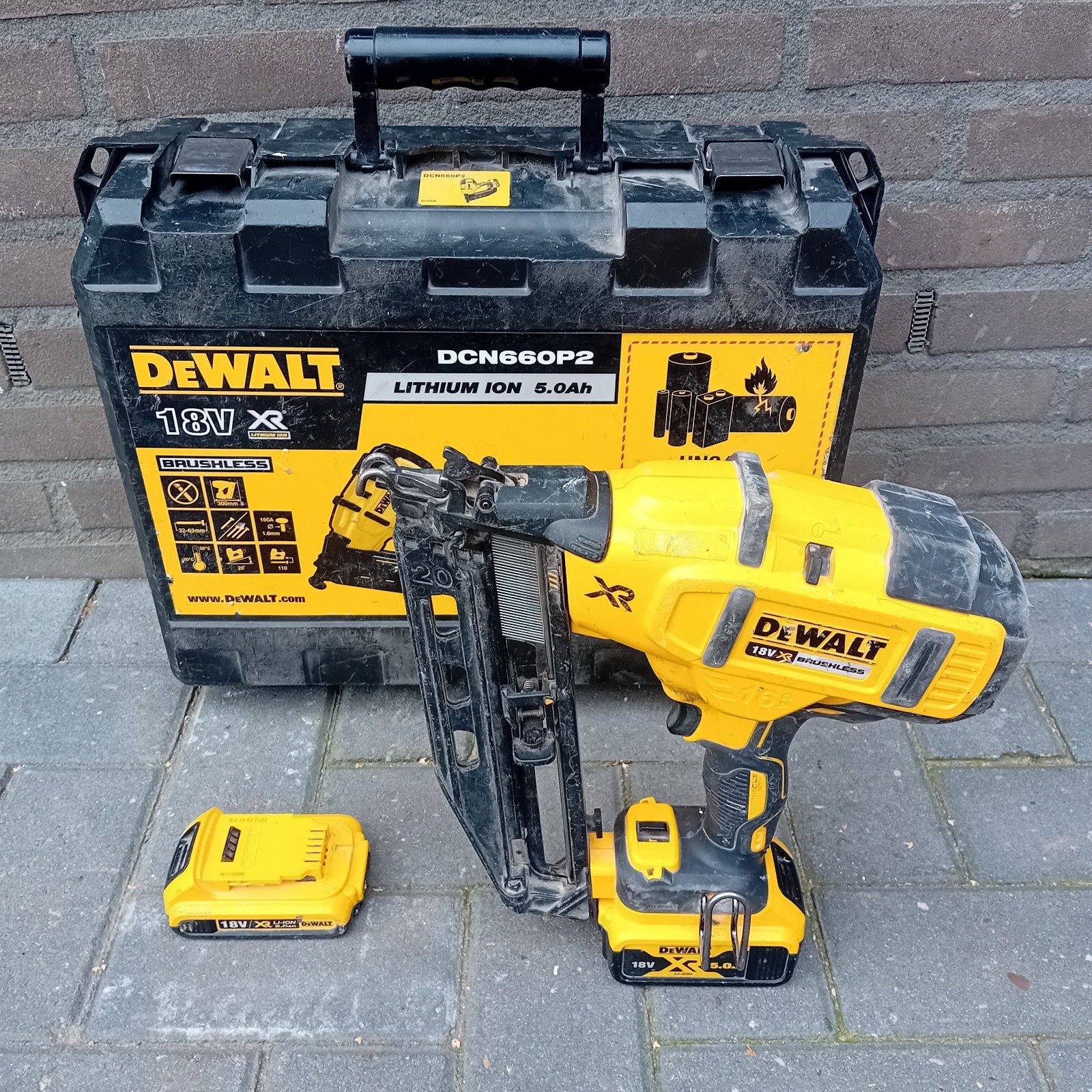 DeWALT DCN660N Accu afwerktacke 18V, Ophalen, Gebruikt