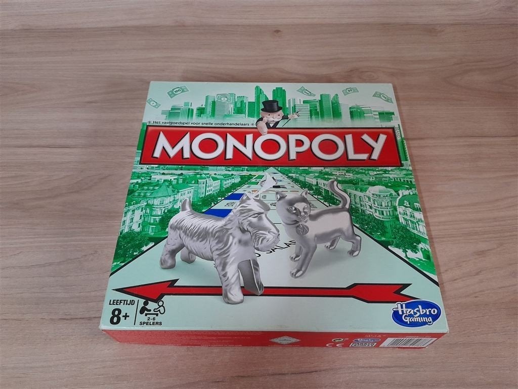 Monopoly parker - met kat en hond pion - s5550, Verzenden, Zo goed als nieuw